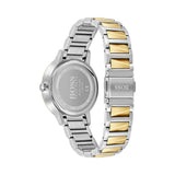 Hugo Boss Signature Silver Dial Two Tone Steel Strap Watch for Women - 1502568