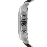 Hugo Boss Ikon White Dial Brown Leather Strap Watch for Men - 1513175