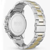 Hugo Boss Hero Chronograph Blue Dial Two Tone Steel Strap Watch for Men - 1513767