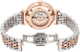 Emporio Armani Gianni T-Bar Analog White Dial Two Tone Steel Strap Watch For Women - AR60019