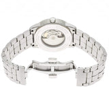 Tissot T Classic Luxury Powermatic 80 White Dial Silver Steel Strap Watch For Men - T086.408.11.016.00