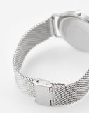 Emporio Armani Minimalist Quartz Blue Dial Silver Steel Strap Watch For Men - AR11571