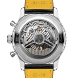 Breitling Navitimer B01 Chronograph 43 Blue Dial Black Leather Strap Watch for Men - AB0138241C1P1