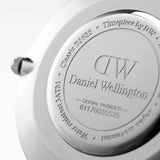 Daniel Wellington Classic Bayswater White Dial Blue NATO Strap Watch For Women - DW00100280