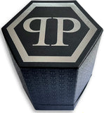 Philipp Plein The Skull Black Dial Black Silicone Strap Watch For Men - PWAAA1121