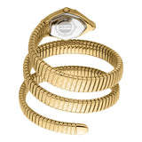 Just Cavalli Vita White Dial Gold Steel Strap Watch for Women - JC1L355M0025