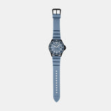 Emporio Armani Sea Explorer Divers Blue Dial Blue Silicone Strap Watch for Men - AR11685