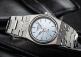Tissot PRX Quartz Ice Blue Dial Silver Steel Strap Watch for Women - T137.010.11.351.00
