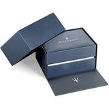 Maserati Tradizione Chronograph White Dial Gold Steel Strap Watch for Men - R8873646003
