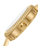 Tory Burch Riva Gold Dial Gold Steel Strap Watch for Women - TBW4029