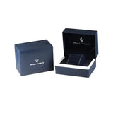 Maserati Attrazione Chronograph Blue Dial Grey Steel Strap Watch for Men - R8853151012
