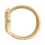 Just Cavalli Brillante Green Dial Gold Steel Strap Watch for Women - JC1L326M0035