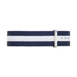 Daniel Wellington Classy Glasgow White Dial Two Tone Nylon Strap Watch For Women - DW00100082