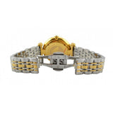Emporio Armani Gianni T Bar Analog White Dial Two Tone Steel Strap Watch For Women - AR2076