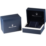 Maserati Stile Chronograph Blue Dial Blue Steel Strap Watch For Men - R8873642008