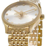 Gucci G Timeless Mother of Pearl Dial Gold Steel Strap Watch For Women - YA1265021
